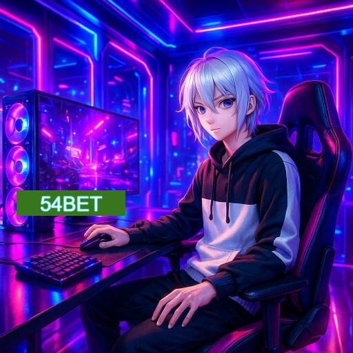Imagem promocional do app oficial 54BET destacando a conveniência de jogar cassino online pelo celular ou navegador