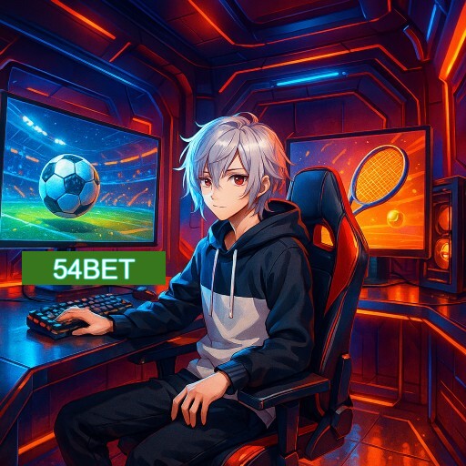 Imagem promocional do app oficial 54BET destacando a conveniência de jogar cassino online pelo celular ou navegador