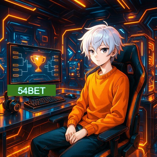 Imagem promocional do app oficial 54BET destacando a conveniência de jogar cassino online pelo celular ou navegador