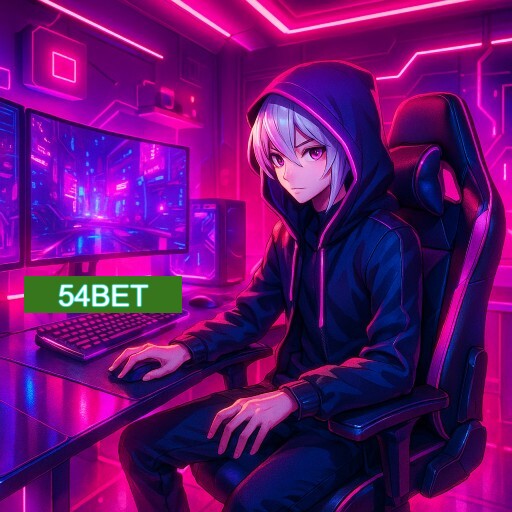 Imagem promocional do app oficial 54BET destacando a conveniência de jogar cassino online pelo celular ou navegador